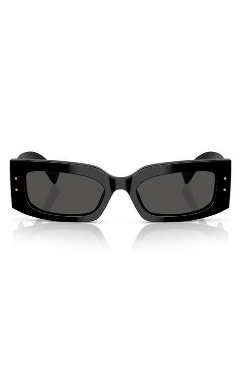 55mm Rectangular Sunglasses