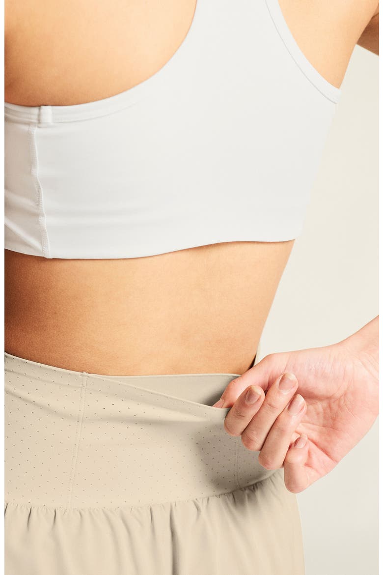 Hypervent Pleated Wide Shorts, Alternate, color, PLASTER