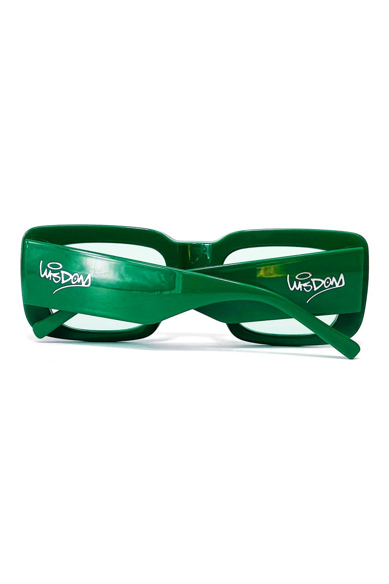 Frame 1 52mm Square Sunglasses, Alternate, color, GREEN