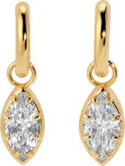 LILI CLASPE Estelle Marquise Drop Earrings