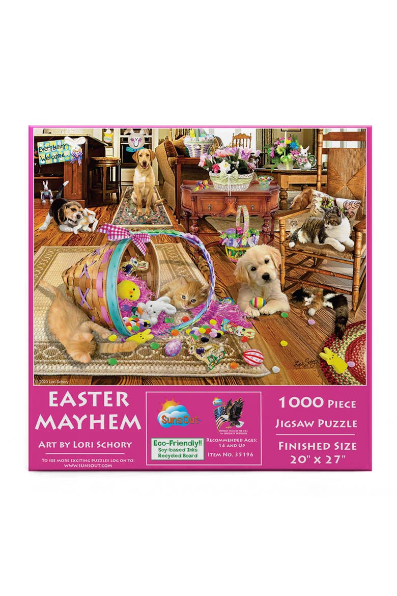 Easter Mayhem 1000 piece Jigsaw Puzzle for Adults, Alternate, color, Multicolor