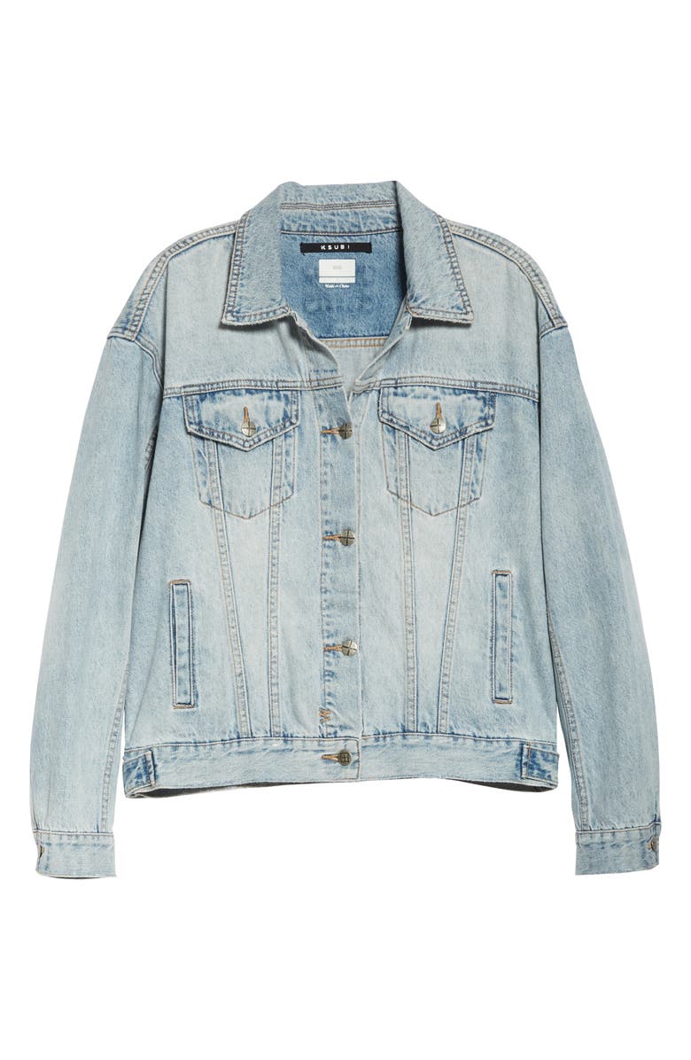 Ksubi Karma Oversize Denim Jacket, Alternate, color, 