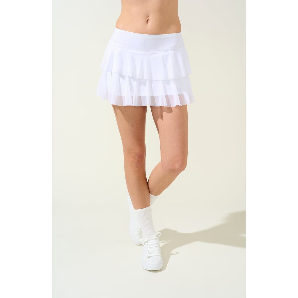 Bobbe Active Layer Cake Skirt In White