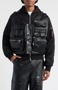 RtA Geronimo Tactical Mixed Media Hooded Bomber Jacket
