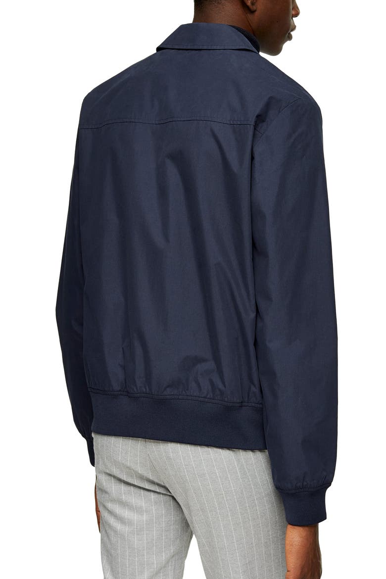 Papertouch Classic Fit Bomber Jacket, Alternate, color, NAVY BLUE