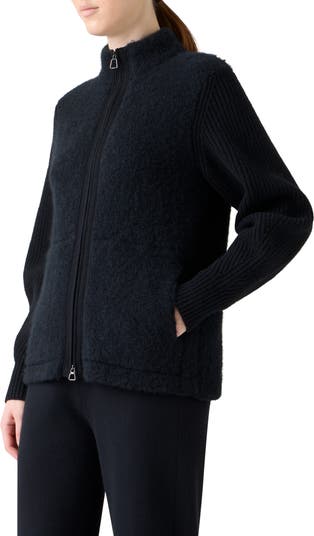 Cashmere Bouclé Sweater Jacket