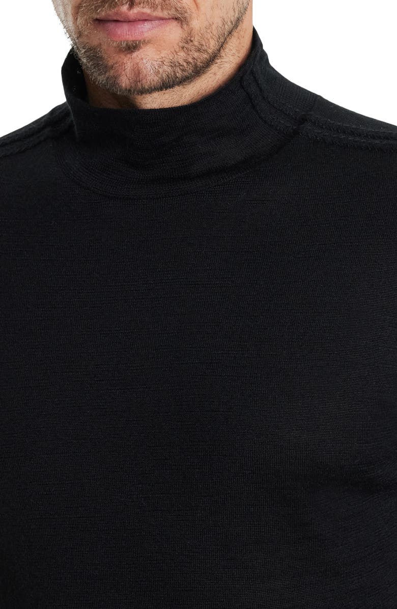 John Varvatos Alonte Alpaca & Silk Mock Neck Sweater, Alternate, color, 