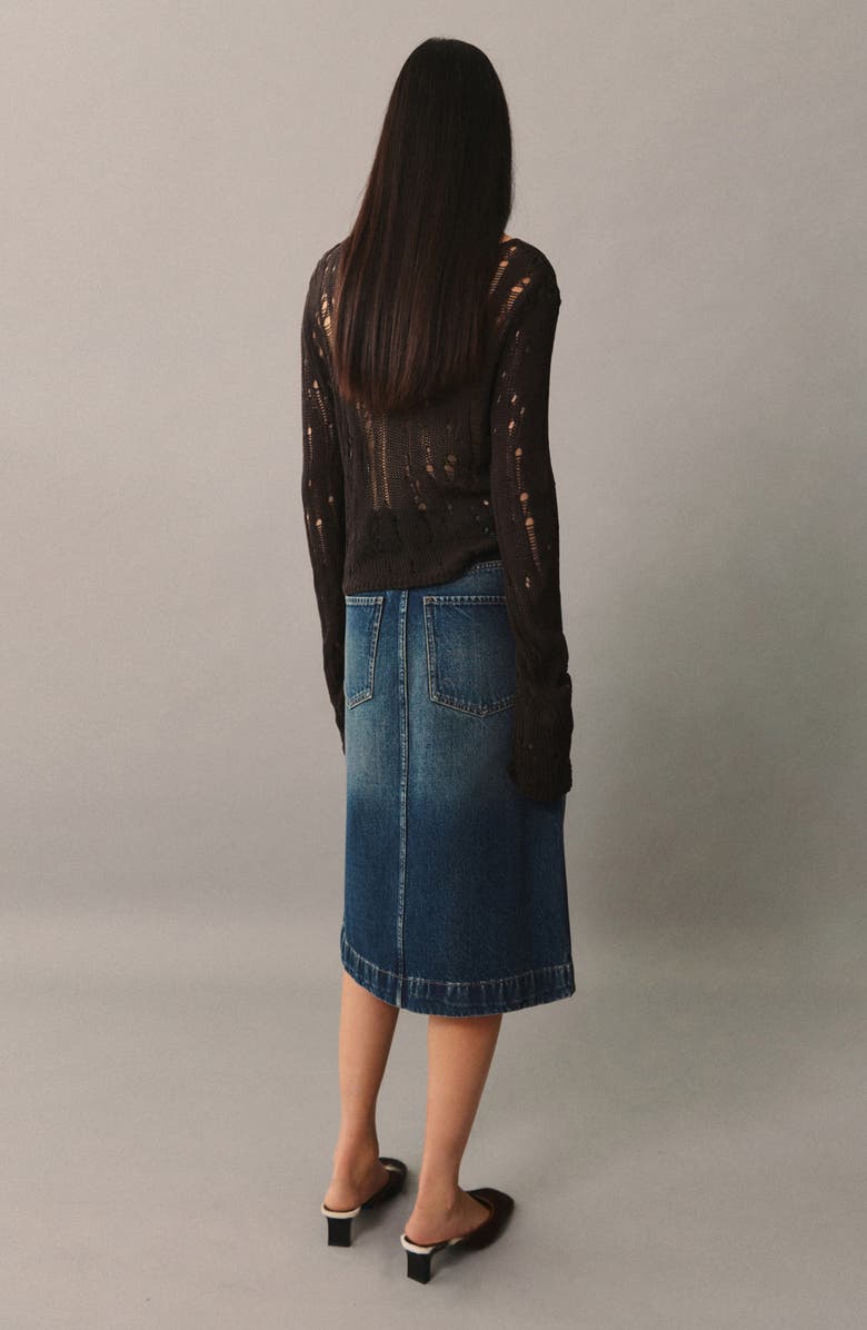 MANGO Unstitched Sweater, Alternate, color, 