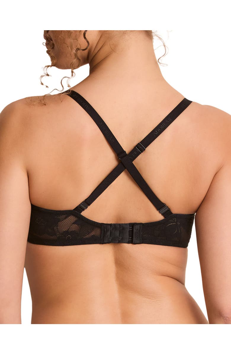 Adore Me Maren Push Up Plunge Bra, Alternate, color, Black