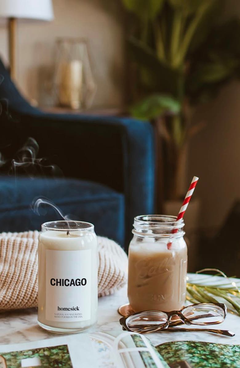 homesick Chicago Soy Wax Candle, Alternate, color, Chicago
