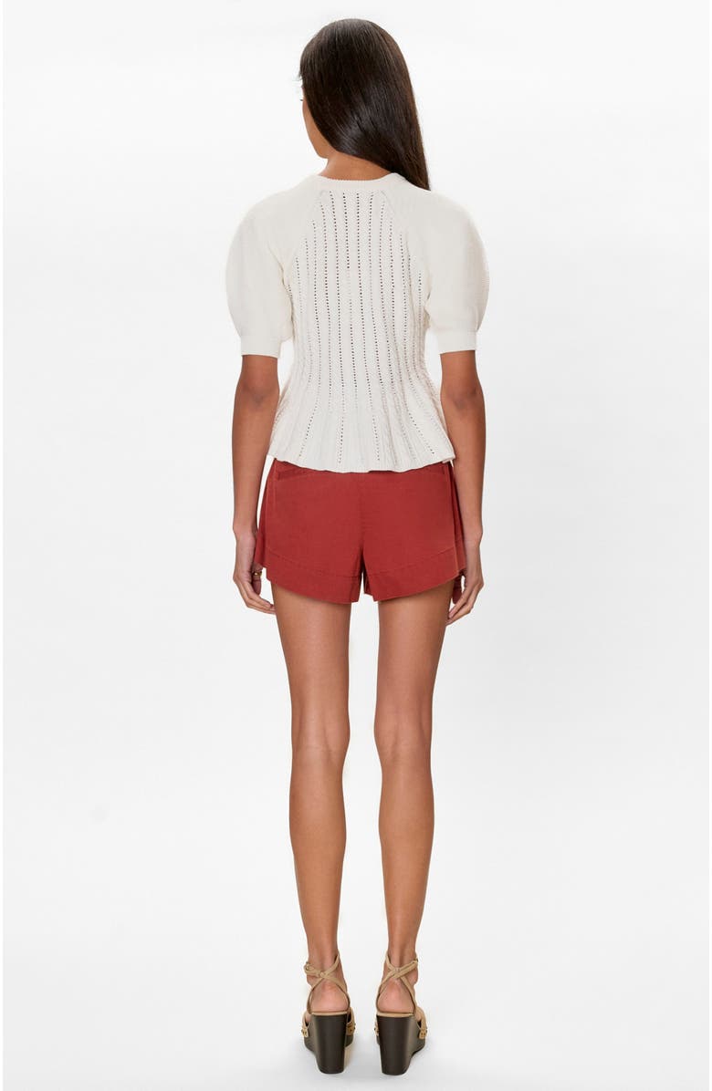 Rebecca Taylor Ella Knit Sweater, Alternate, color, Ivory