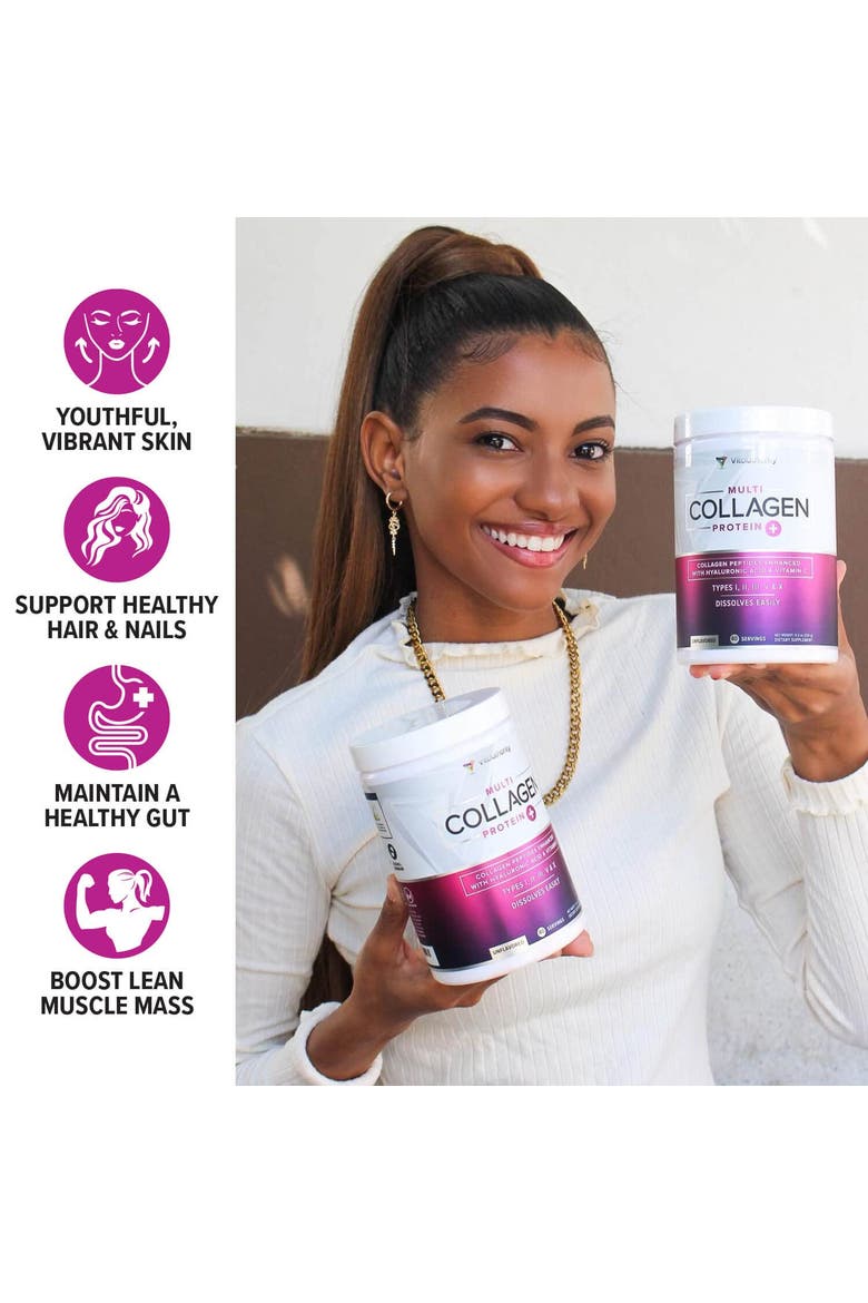 Multi Collagen Protein Plus Powder, Alternate, color, Strawberry