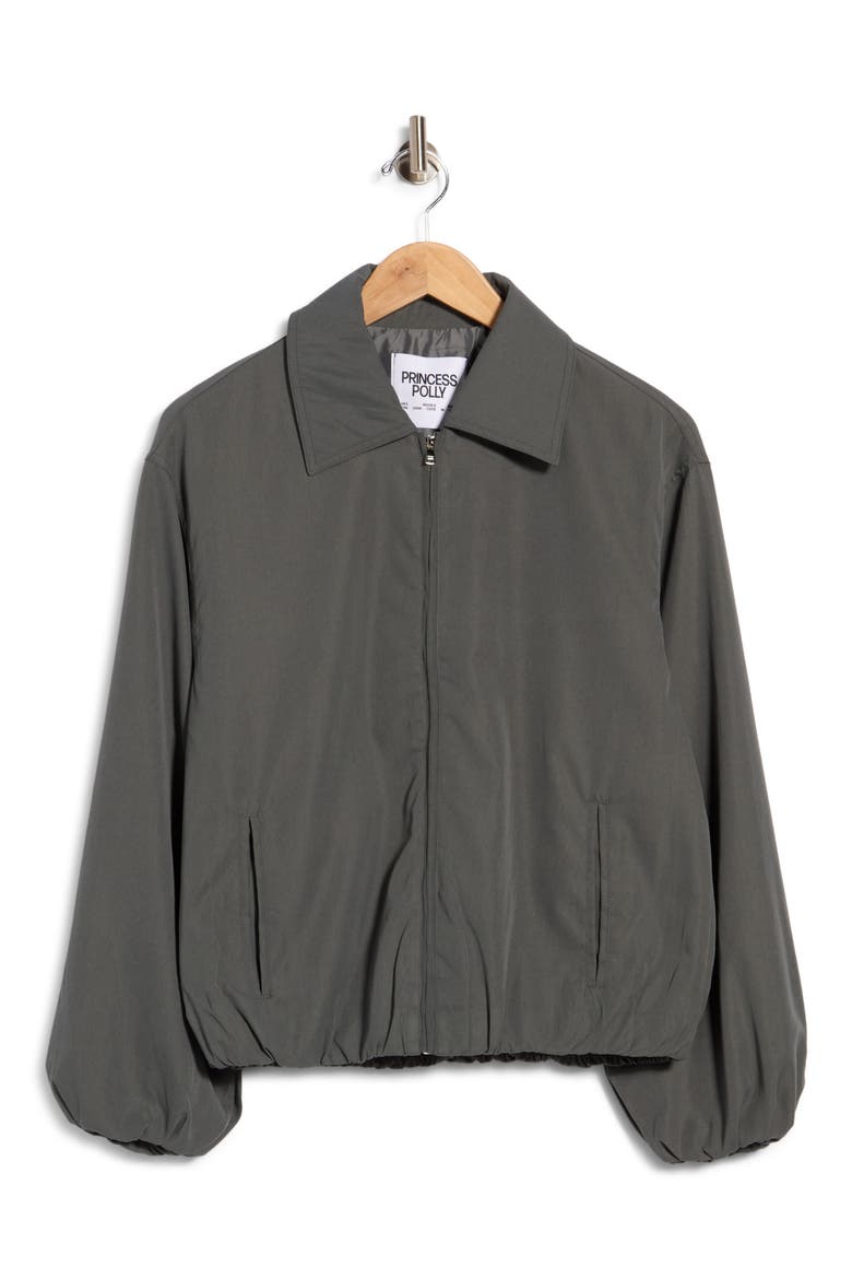 Donetta Oversized Collared Jacket, Main, color, GREY
