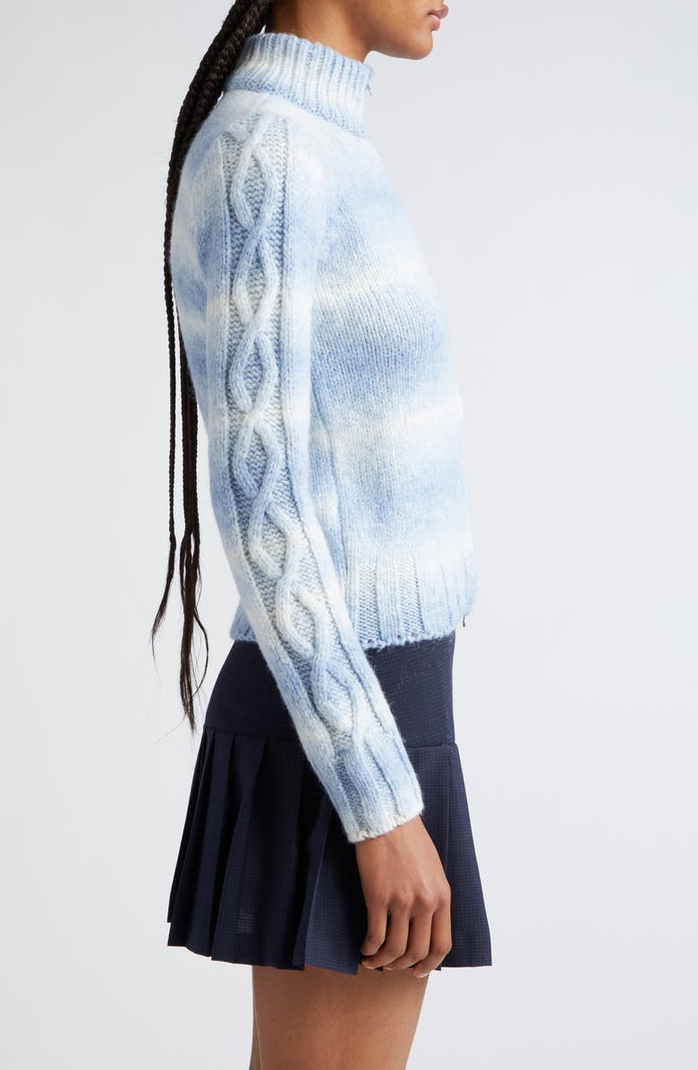 Paloma Wool Pratobello Dégradé Alpaca Blend Zip Cardigan, Alternate, color,