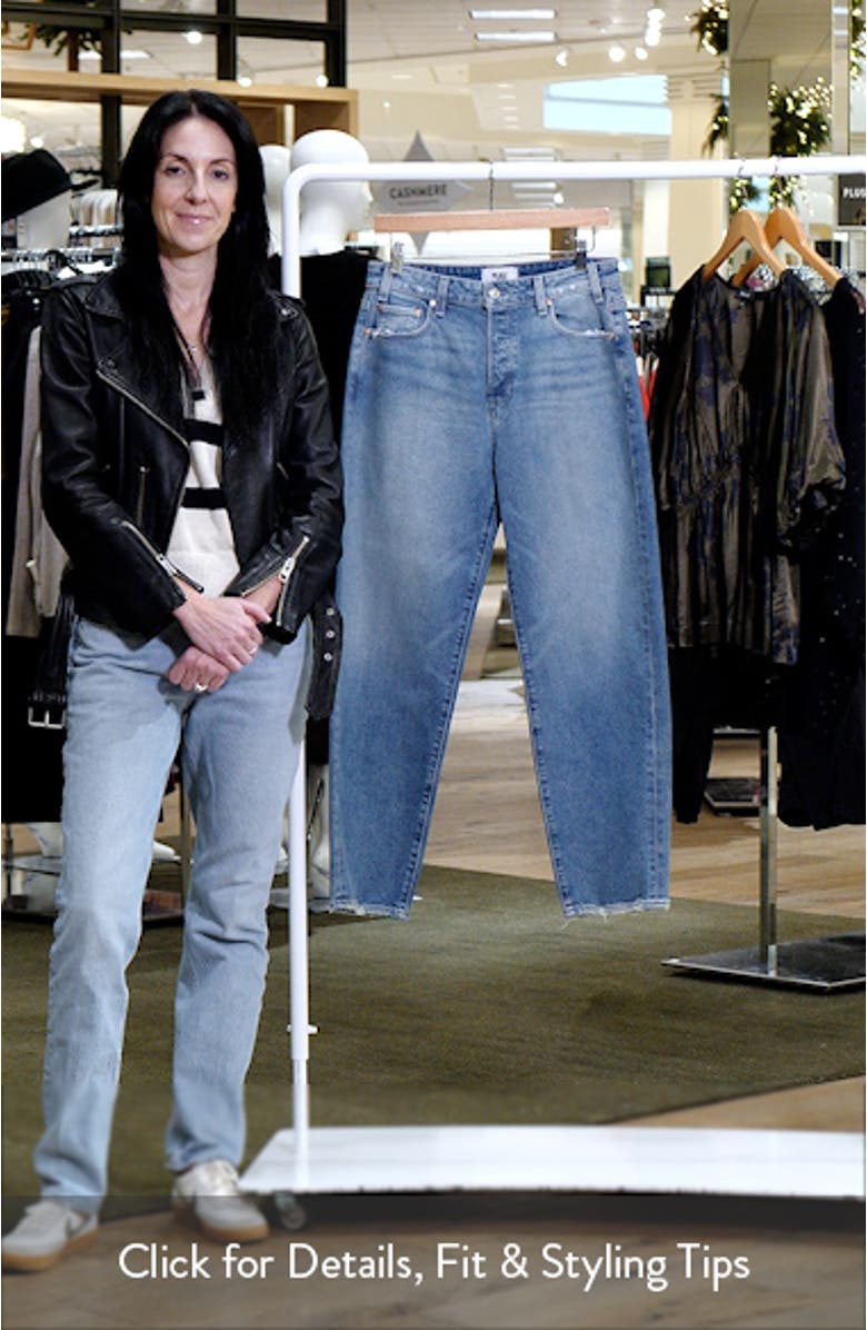 Alexis High Waist Ankle Barrel Jeans, sales video thumbnail
