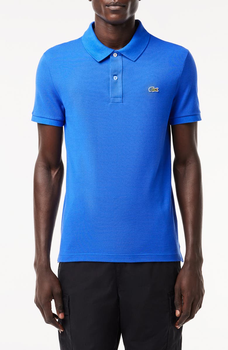 Lacoste Slim Fit Piqué Polo, Main, color, Ladigue