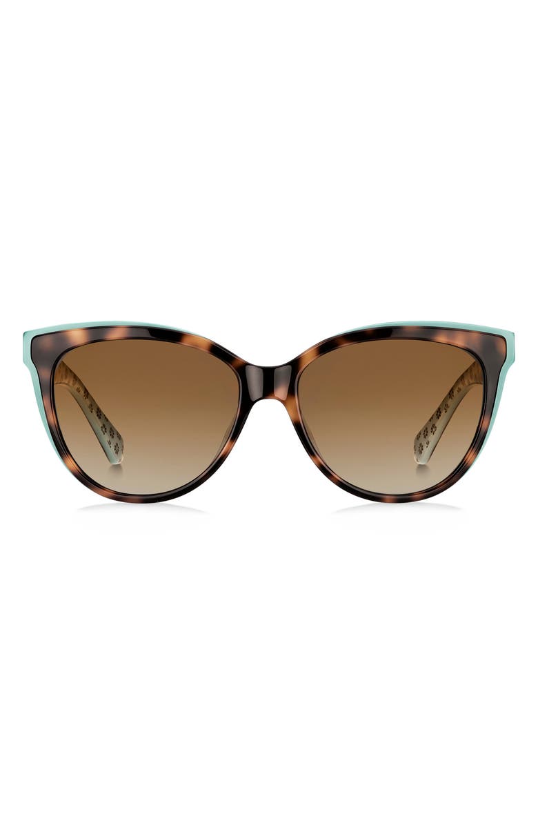 Kate Spade daeshas 56mm polarized cat eye sunglasses, Main, color, 02Nl-La