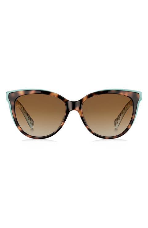 daeshas 56mm polarized cat eye sunglasses