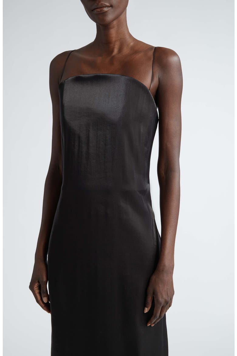 La Robe Carino Bustier Dress, Alternate, color, BLACK