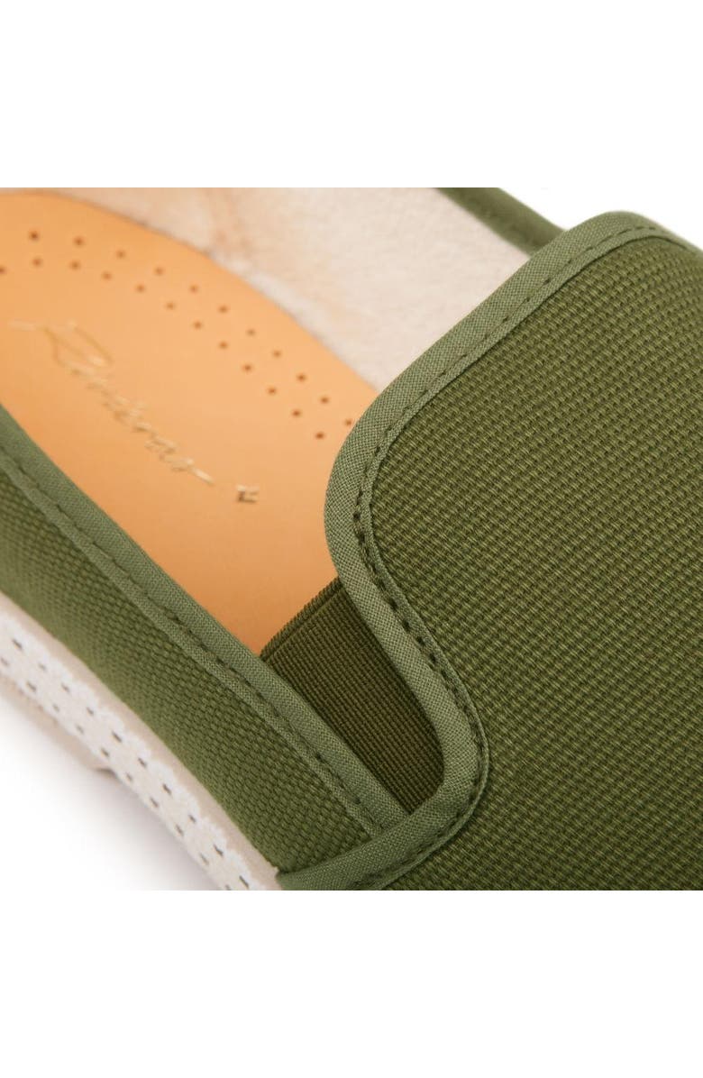 Rivieras Classic Cotton Canvas Slip-On Loafer, Alternate, color, Light Army Green