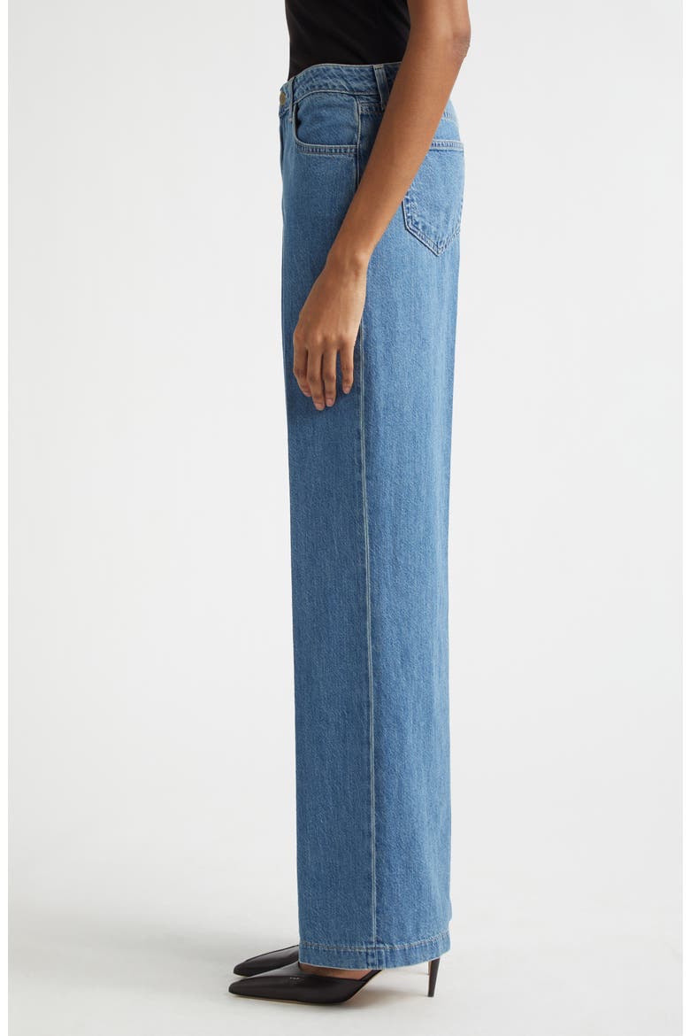 Scottie High Waist Wide Leg Jeans, Alternate, color, WILTON