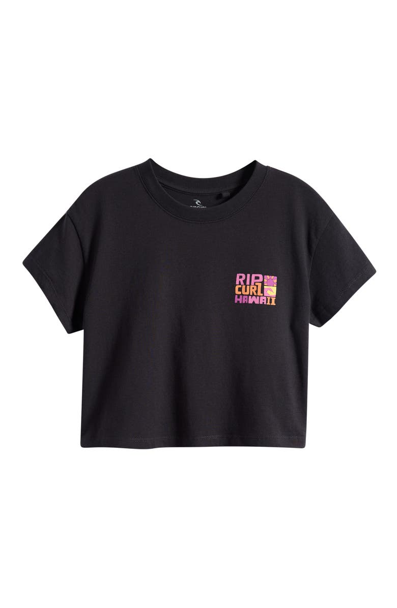 Rip Curl Kids' Island Cotton Cropped T-Shirt, Main, color, 