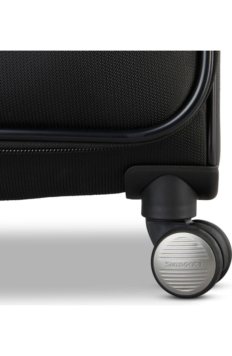 Samsonite Ascella 4 Softside Expandable 25" Checked Spinner, Alternate, color, Black