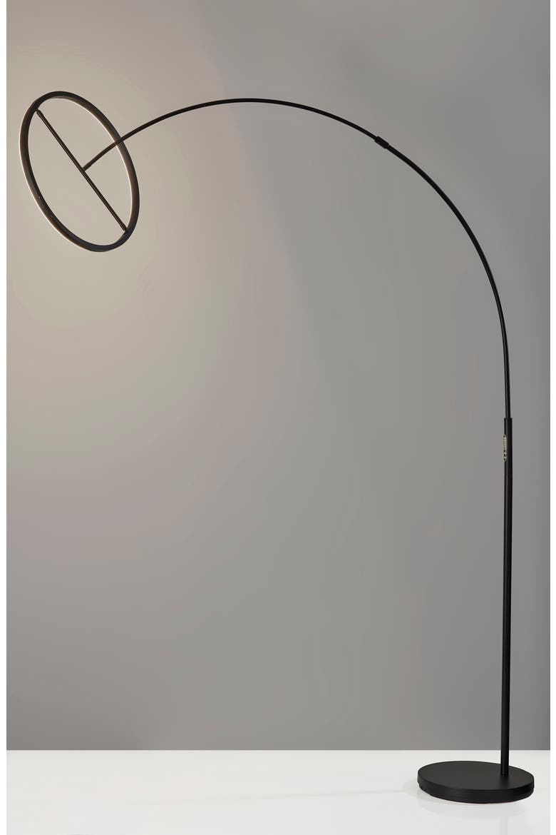 Falcon LED Arc Lamp, Alternate, color, BLACK
