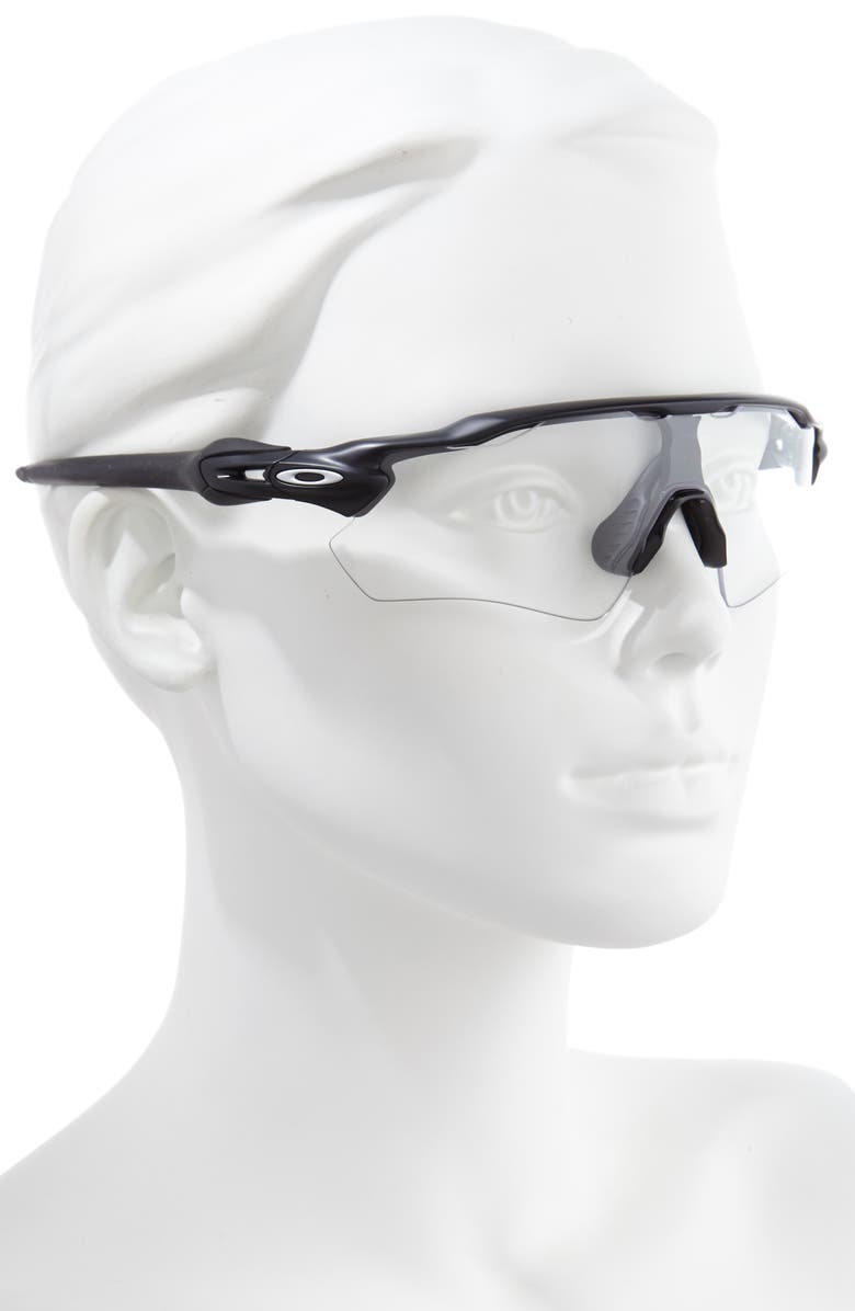 Oakley Radar EV Path 166mm Shield Wrap Sunglasses, Alternate, color, Matte Black