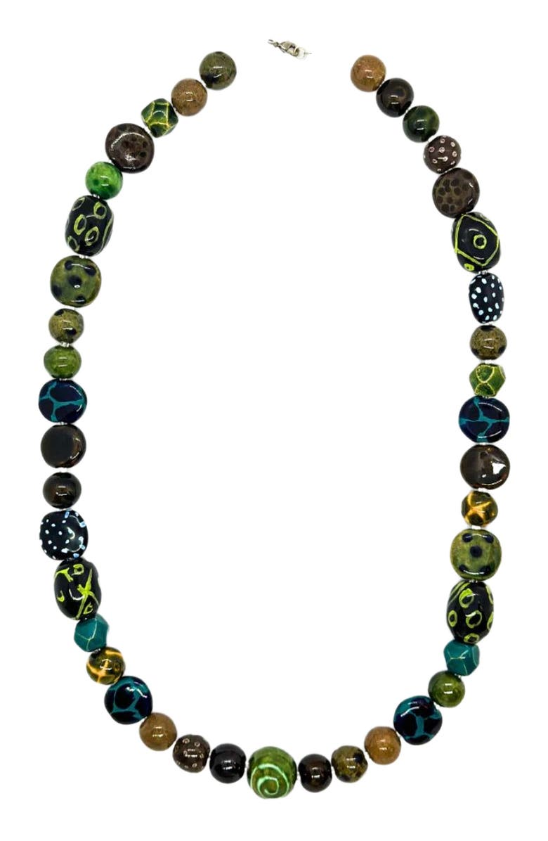 Kazuri Tsavo Collection - Kilimanjaro Necklace - 30'', Main, color, Multi