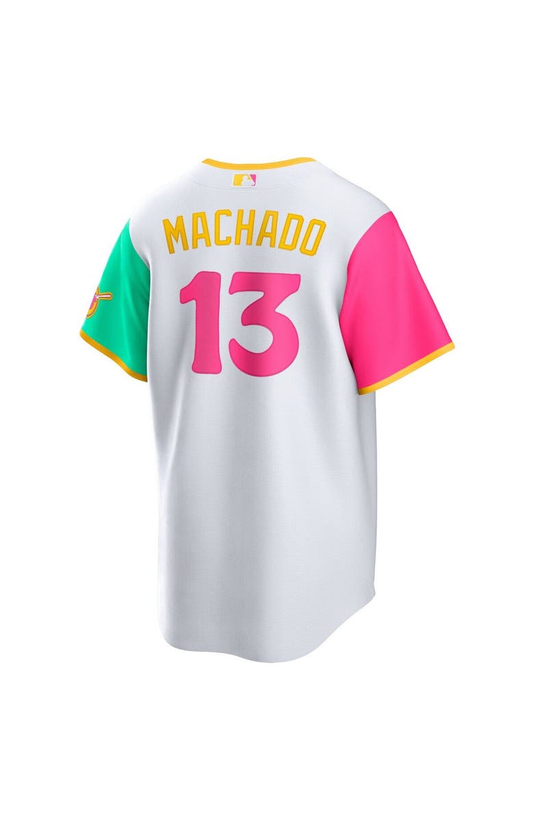 Nike Men's Nike Manny Machado White San Diego Padres City Connect Replica Player Jersey, Alternate, color, White