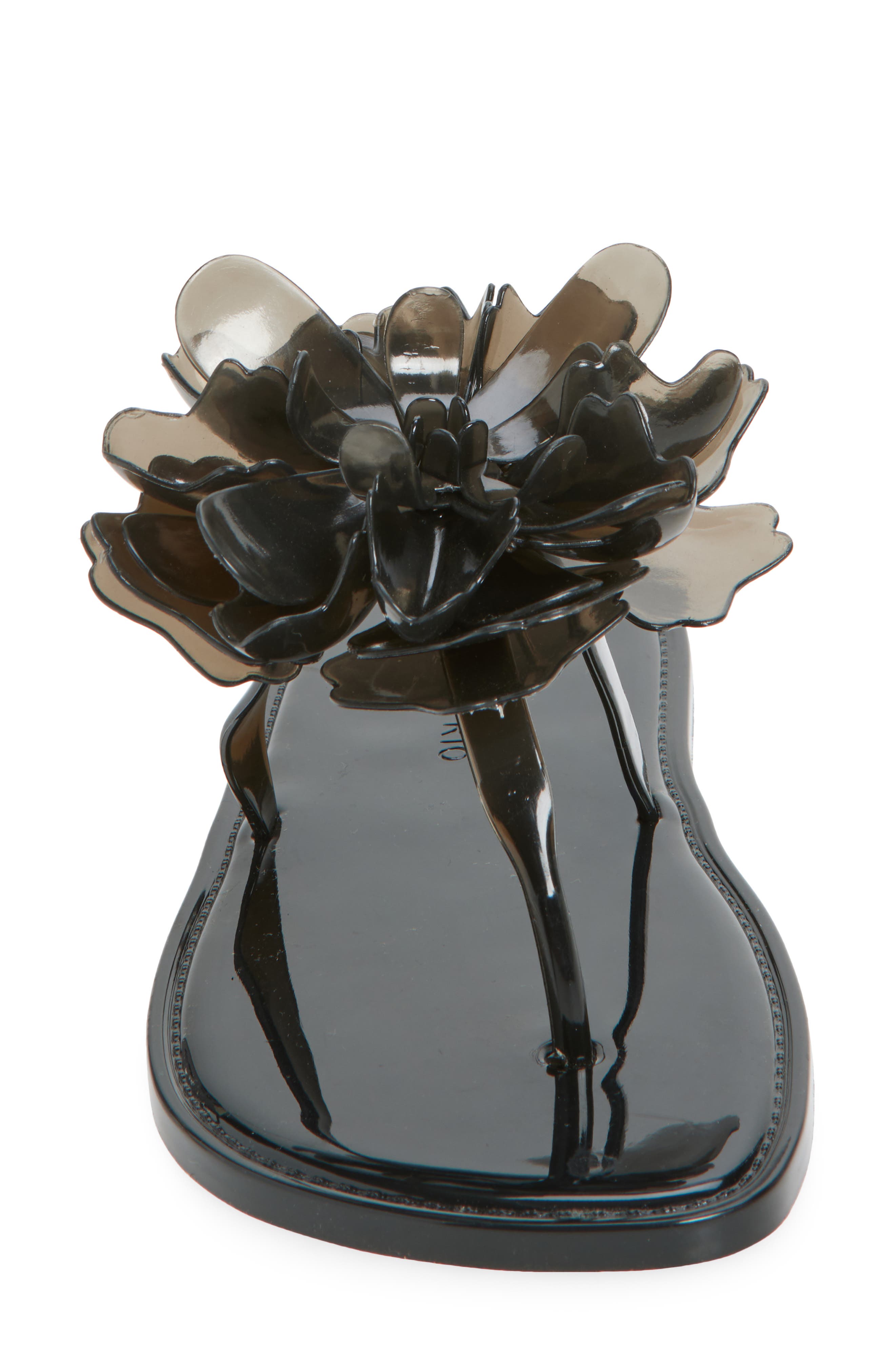 FARM Rio Flower Jelly Flip Flop, Alternate, color, Black