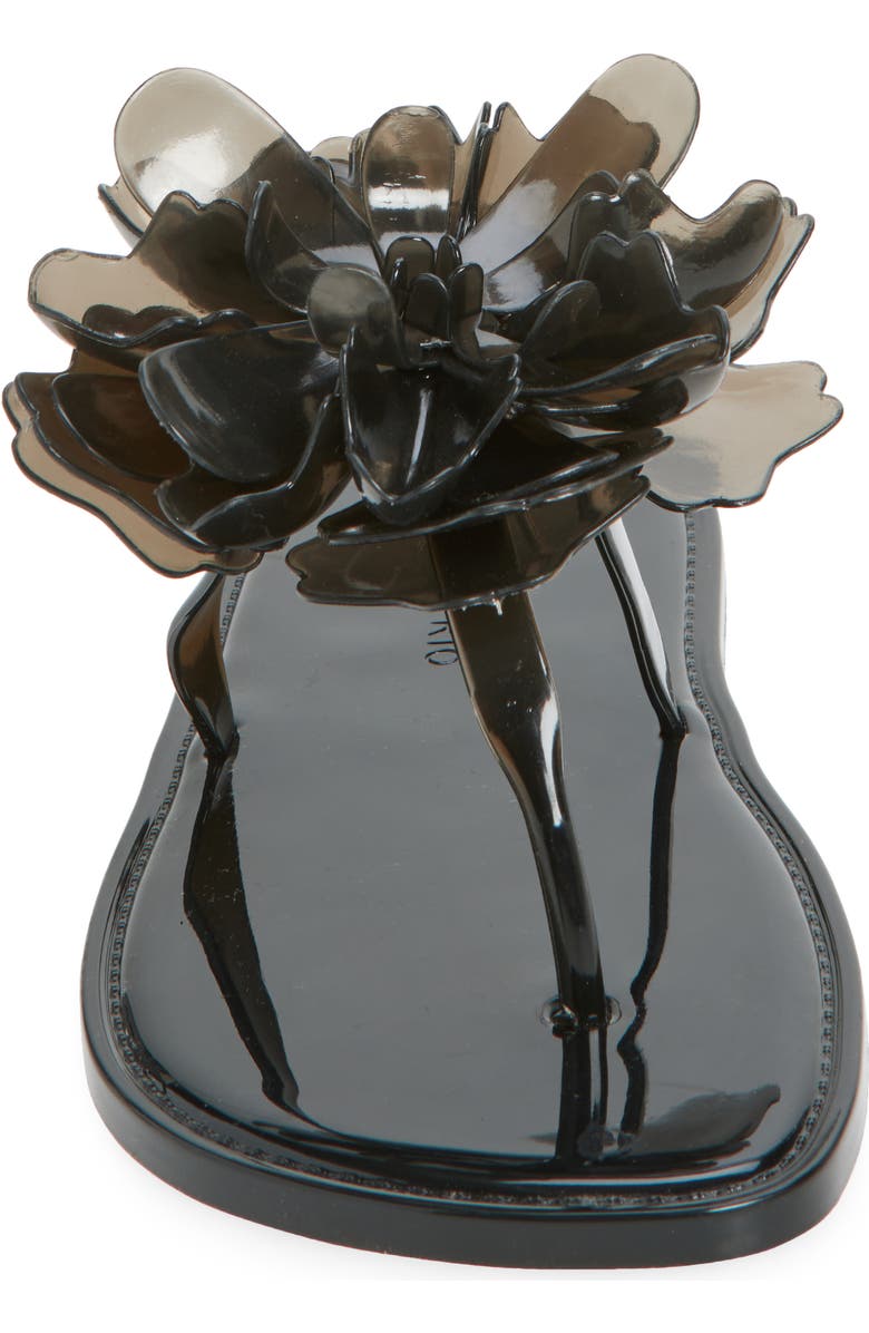 FARM Rio Flower Jelly Flip Flop, Alternate, color, Black