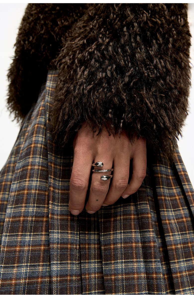 Bimba y Lola Short Fur Pullover Coat, Alternate, color, Dark Brown