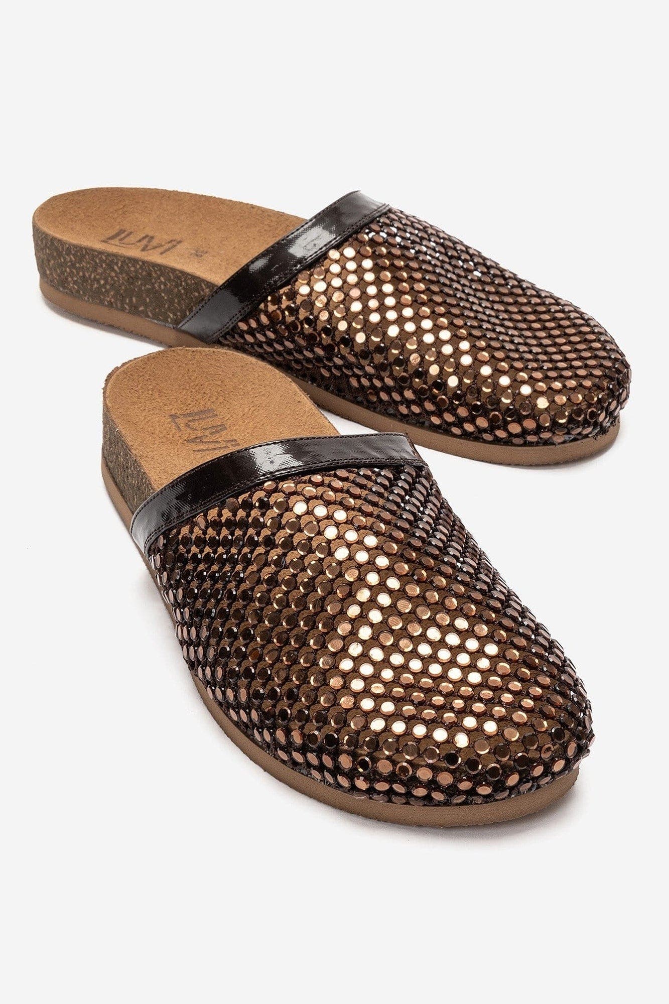 Montera Embellished Mule, Alternate, color, Brown