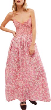 Free People Sweet Nothings Floral Print Sleeveless Maxi Sundress