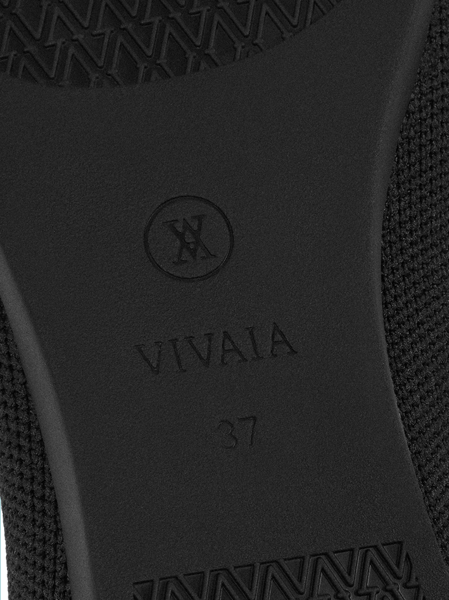 VIVAIA Pointed-Toe Bow Loafers, Alternate, color, Black Cream Ivory