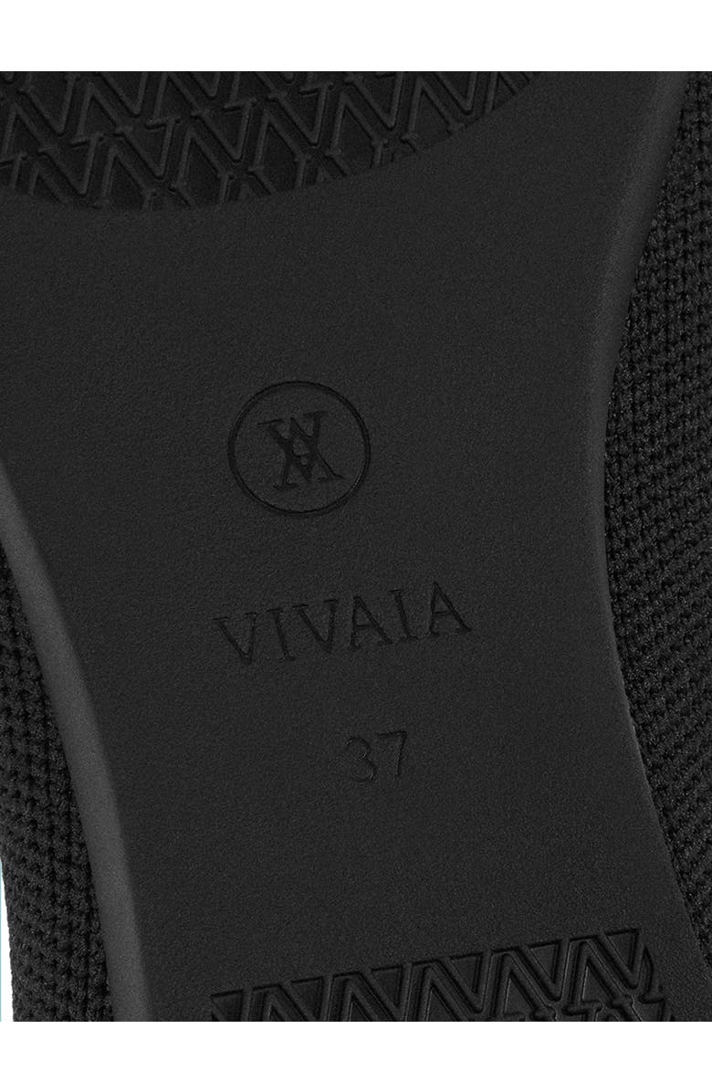 VIVAIA Pointed-Toe Bow Loafers, Alternate, color, Black Cream Ivory