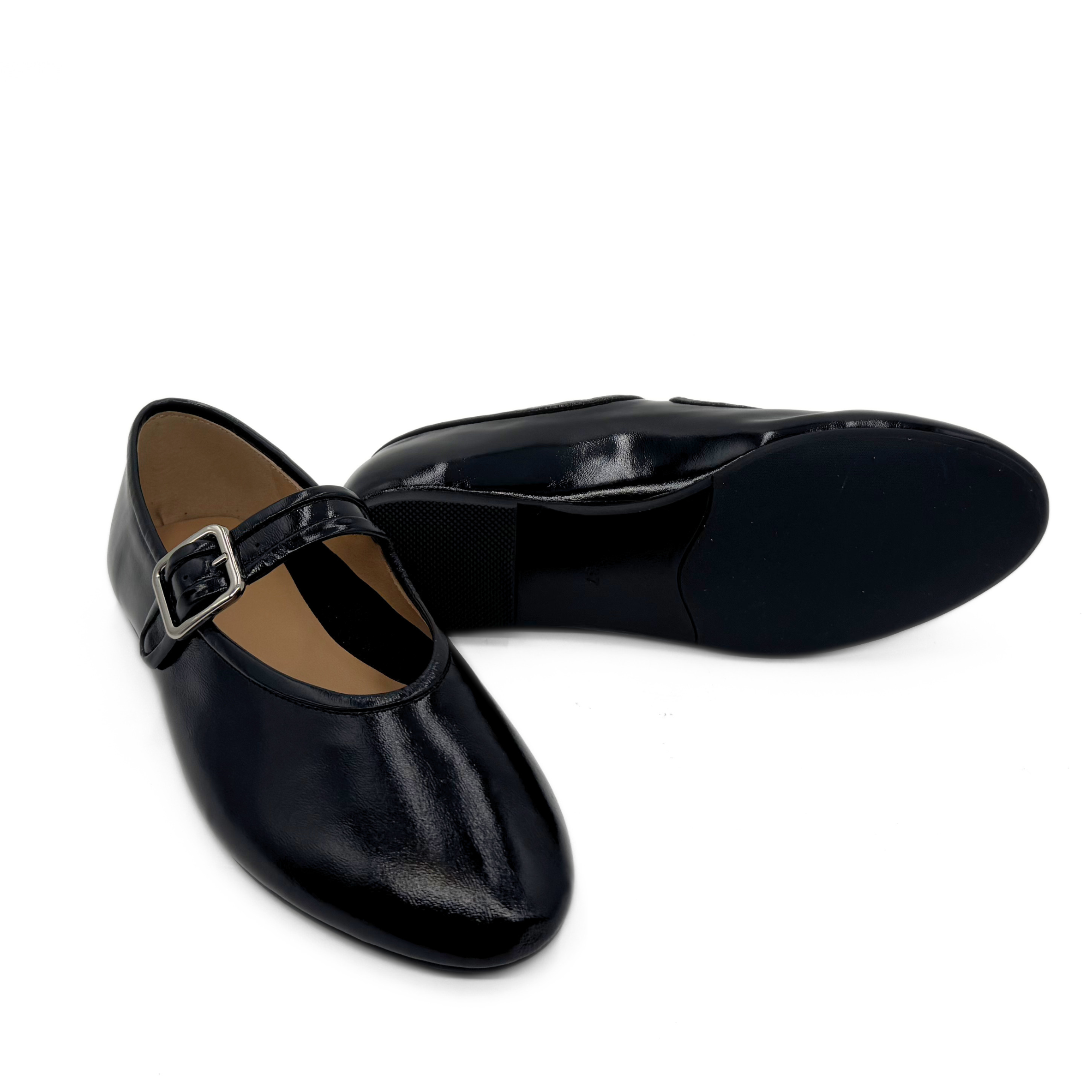 Amie Rafa Ashley Mary Jane Flats, Alternate, color, Black