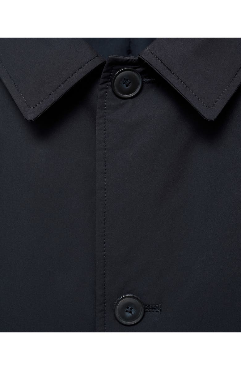 MANGO Water Repellent Trench Coat, Alternate, color, 