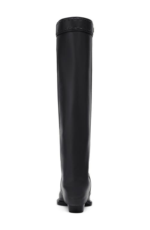Fendi Black Leather Boots In Nero