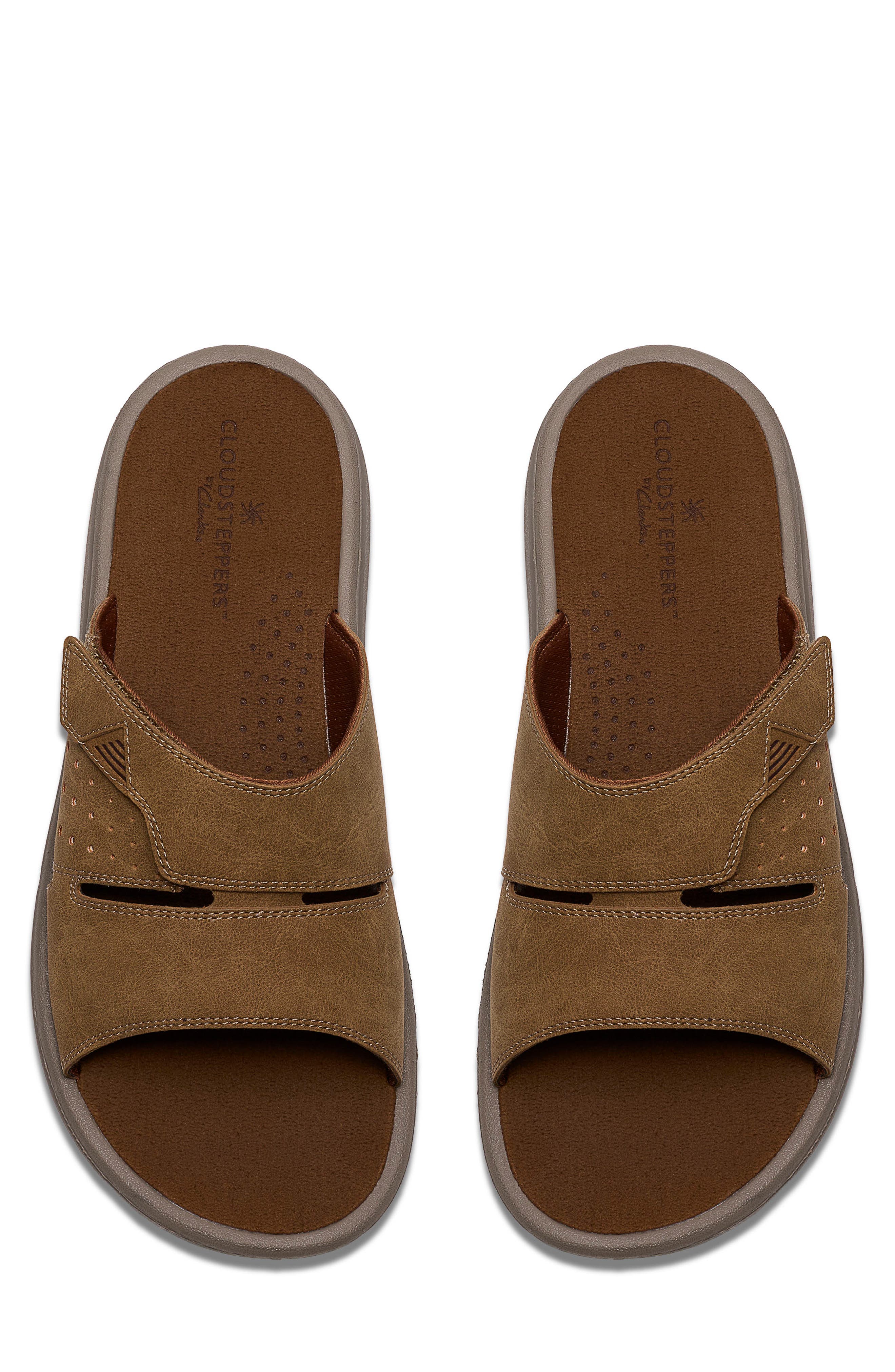 Clarks<sup>®</sup> Breeze Slide Sandal, Alternate, color, Sand