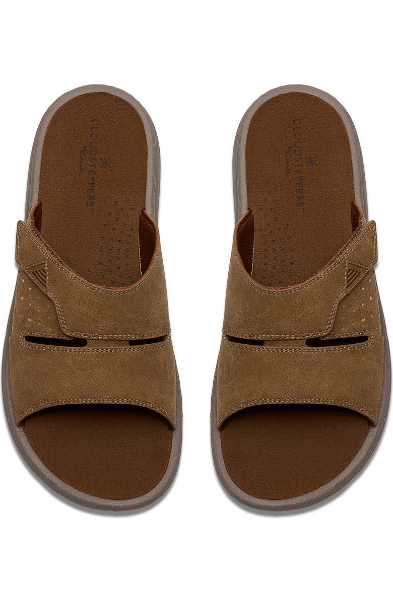 Clarks<sup>®</sup> Breeze Slide Sandal, Alternate, color, Sand