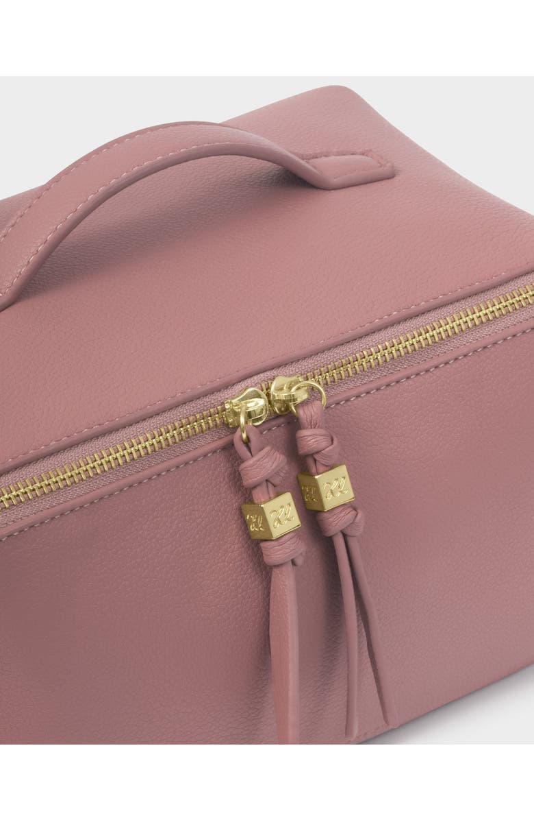 Katie Loxton Soho Large Makeup And Toiletry Bag in Deep Rose, Alternate, color, 