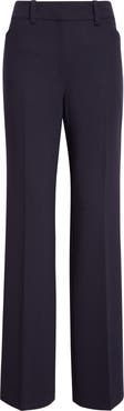 Lafayette 148 New York Reade Stretch Wool Straight Leg Pants