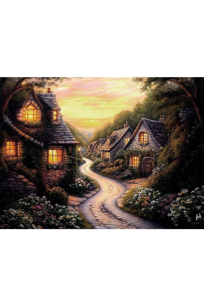 Village Peace 1000 piece Jigsaw Puzzle for Adults, Alternate, color, Multicolor