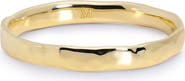 Monica Vinader Hammered Slim Band Ring