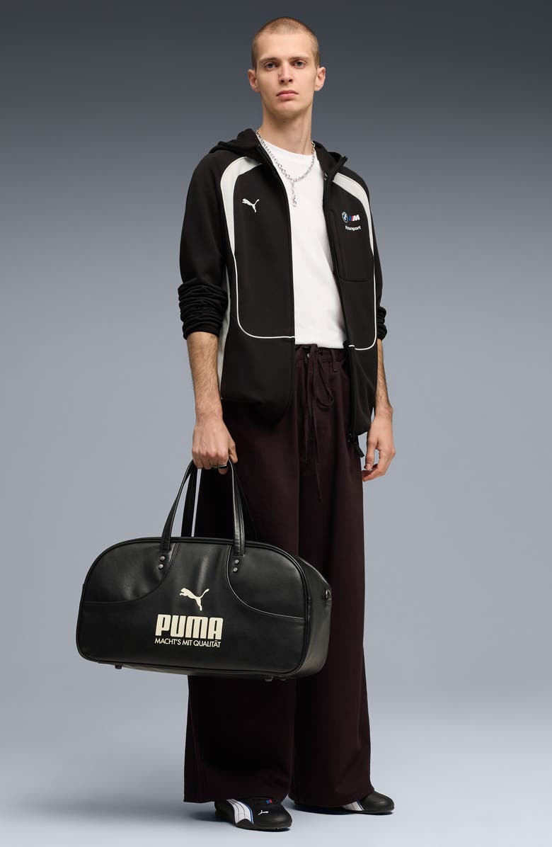 PUMA BMW M Motorsport Zip Hoodie, Alternate, color, Puma Black