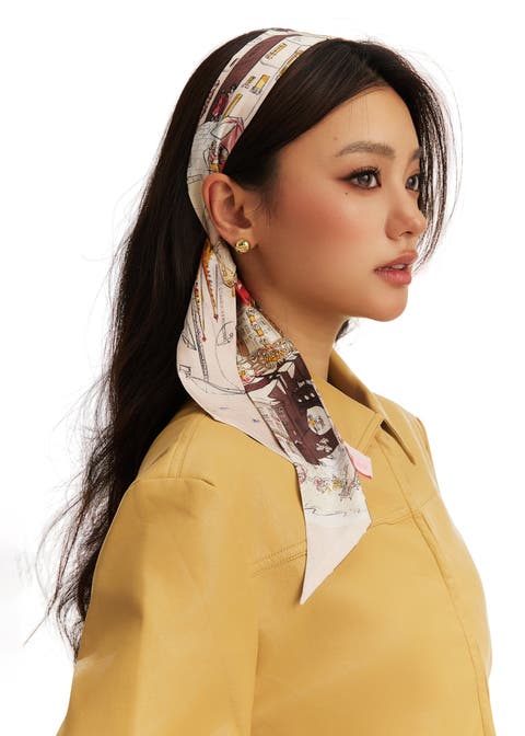 Barcelona Silk Skinny Scarf