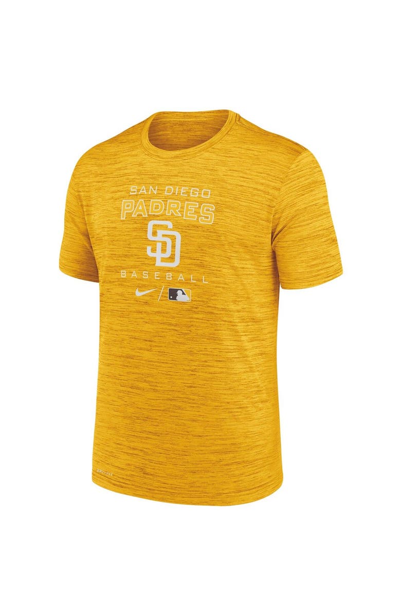 Nike Men's Nike Yellow San Diego Padres Authentic Collection Velocity Practice Performance T-Shirt, Alternate, color,